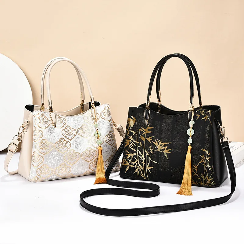 Square Stitched Tote Bag