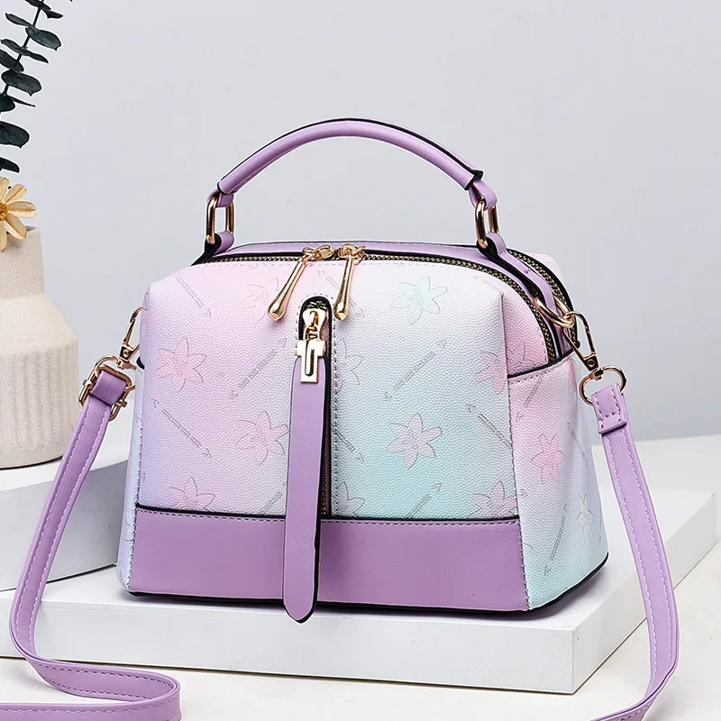 Color Block Vegan Handbag