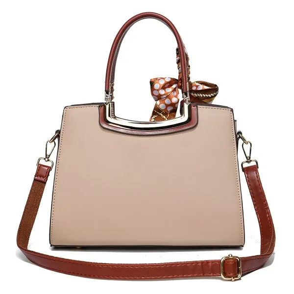 Durable Square Vegan Leather Handbag
