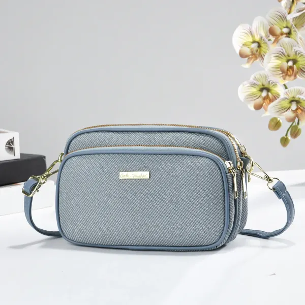 Women’s Color Block Square Camera Bag In PU Leather With Braid Detail And Single Shoulder Strap