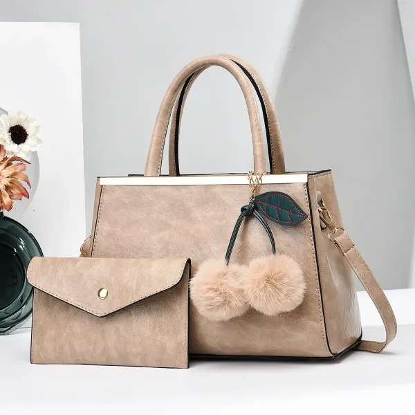 Fluff Ball Square Bag Set