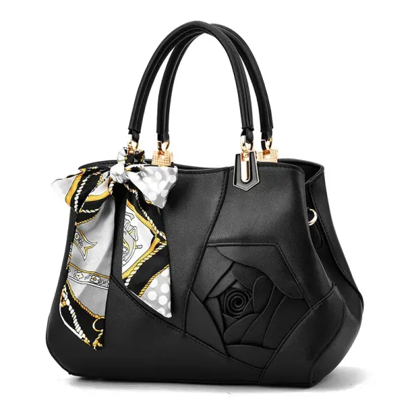 Large Solid Color Pu Leather Women’s Killer Shoulder Bag With Zipper Closure In Casual European And American Style