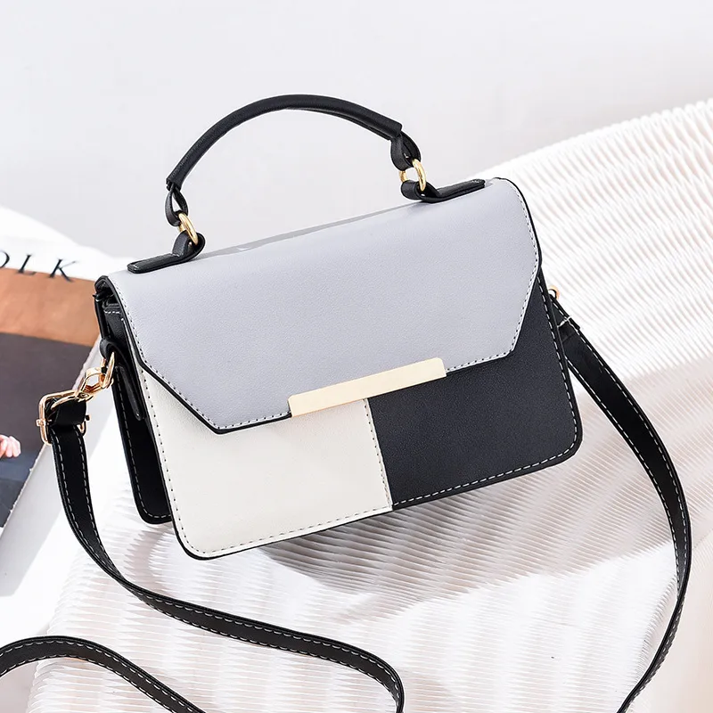 Multicolor Square PU Bag For Women Featuring Single Shoulder Strap, Stylish And Versatile Square Crossbody Bag