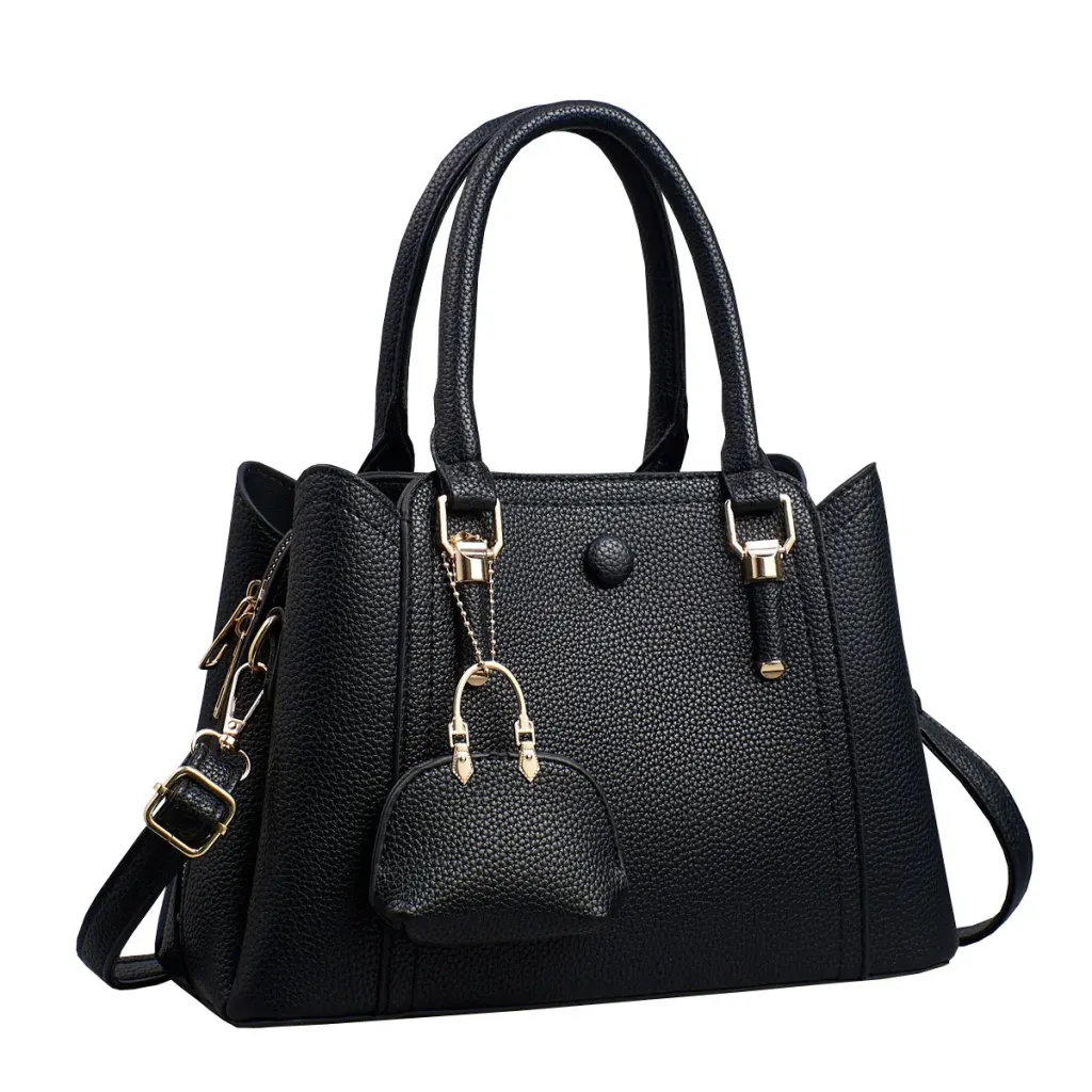 Spliced Square Shoulder Bag