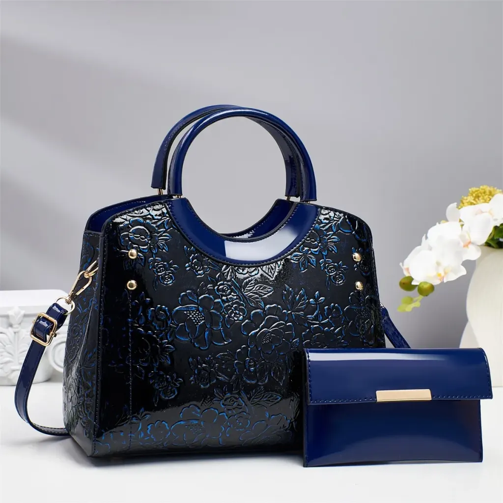 Multicolor Square PU Bag Set For Women Featuring Single Shoulder Strap
