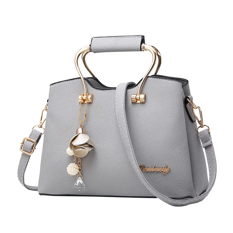 Women’s PU Leather Bucket Handbag With Sewing Thread Detail, Top Handle