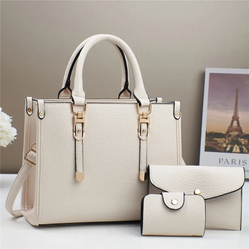 Women PU Leather Shoulder Bag With Single Shoulder Strap