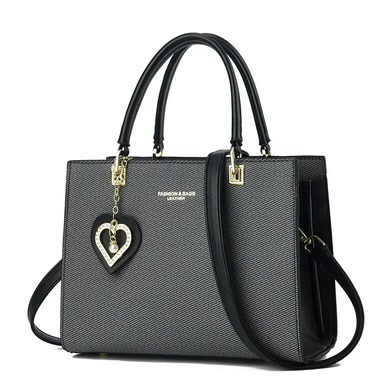Solid Color Square PU Leather Shoulder Bag For Women In Streetwear Style With Zipper Closure