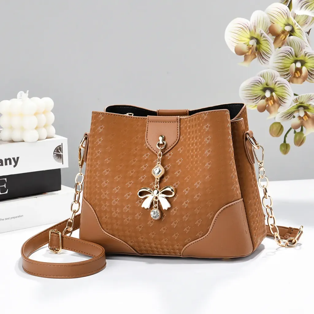 Stitched Vegan Bucket Bag