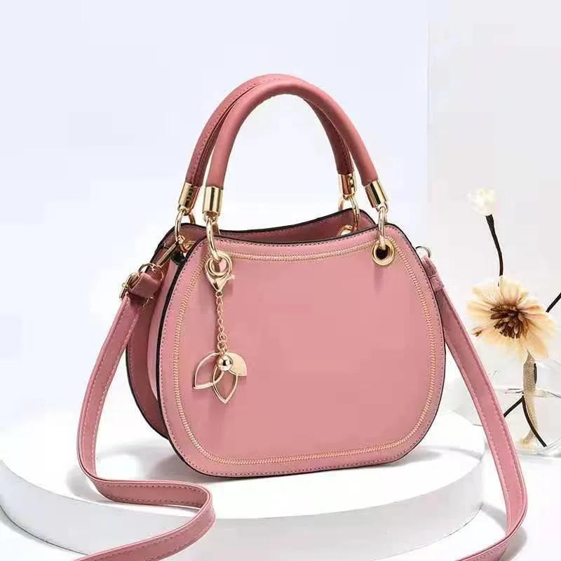 Women’s Square Crossbody Bag In PU Leather With Sewing Thread Detail, Featuring Sling Strap For Autumn & Winter