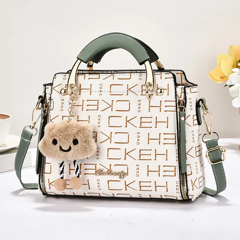 PU Leather Women’s Square Handbag In Color Block Style With Sewing Thread Accents, Featuring A Top Handle