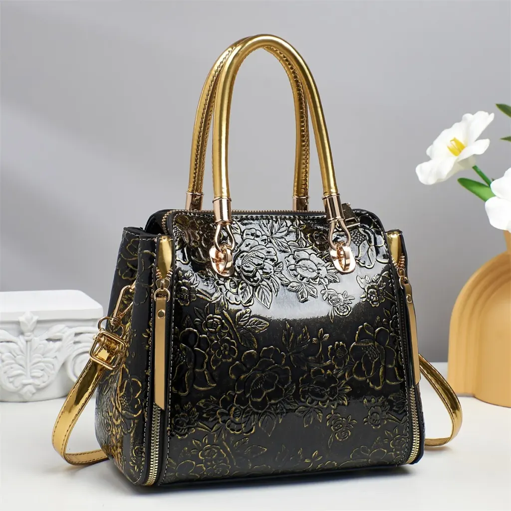 Floral Square Handbag